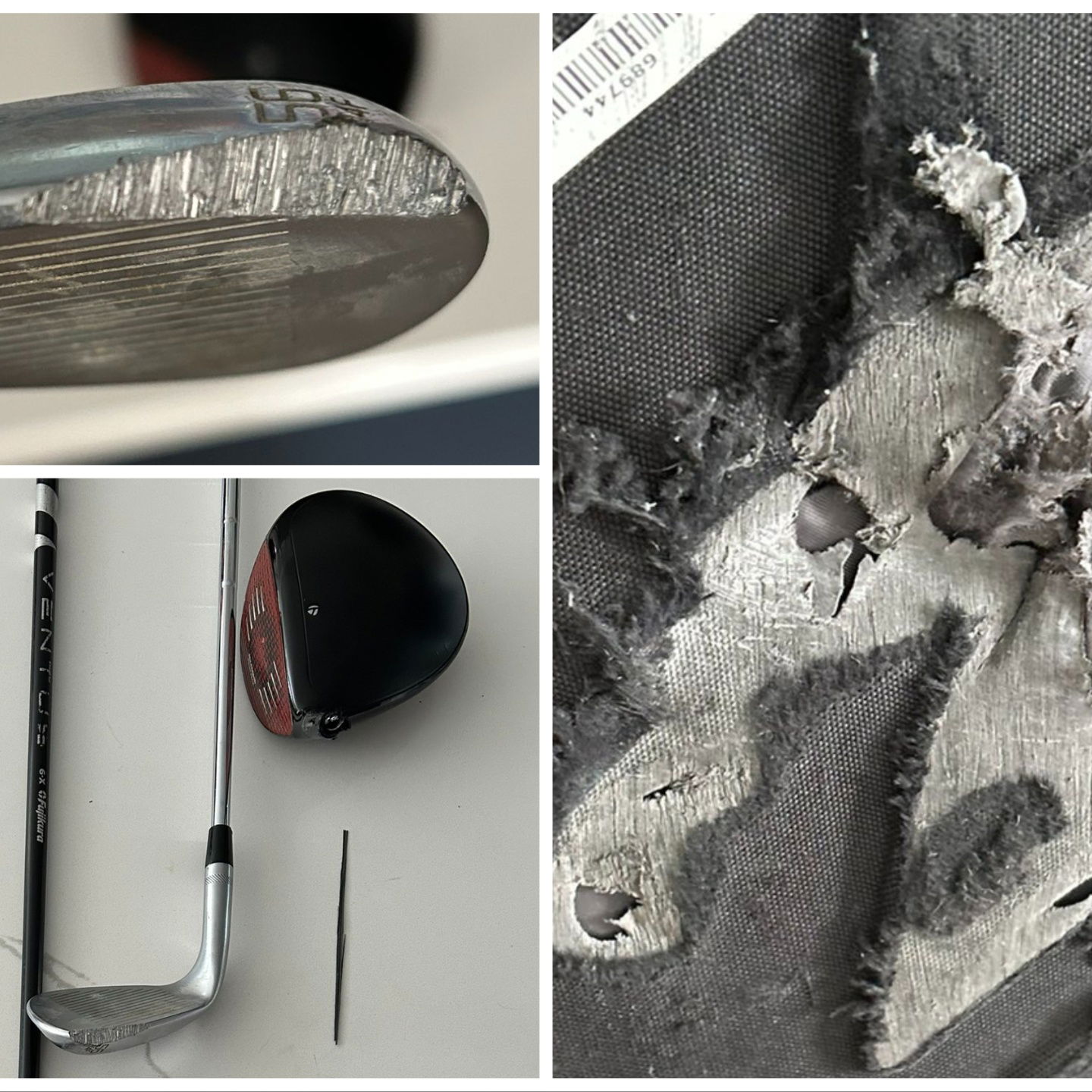 Tour pro FUMING after United Airlines DESTROY his golf bag en route to event
